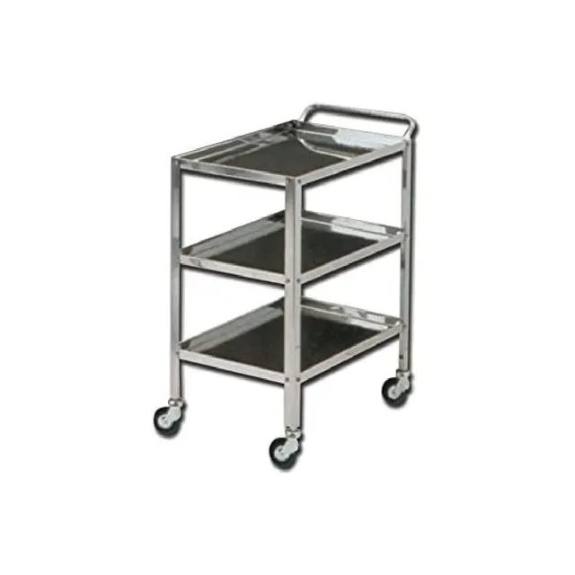 gima-27431-carrello-ter-a-3-ripiani-con-vassoio-inox-68-x-46-cm-e-altezza-regola image 1