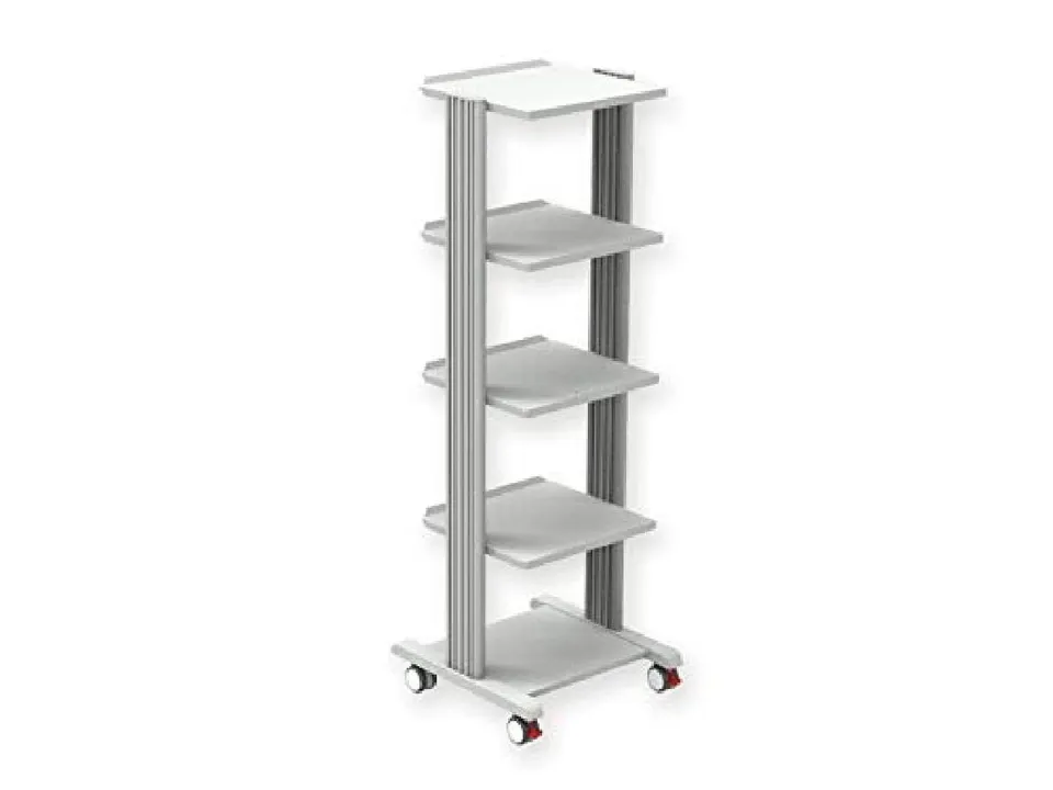 gima-27890-carrello-professionale-a-4-ripiani-h-146-cm-colonni-in-alluminio-prim image 1