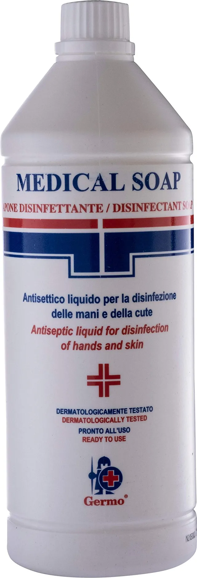 germo-sapone-disinfettante-medical-soap-flacone-1-litro-antisettico-per-mani-e-c image 1