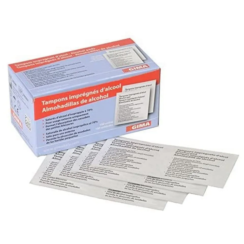 gima-36599-alcohol-pad-alcomed-con-alcol-isopropilico-70-cartone-da-10-000-tampo image 1