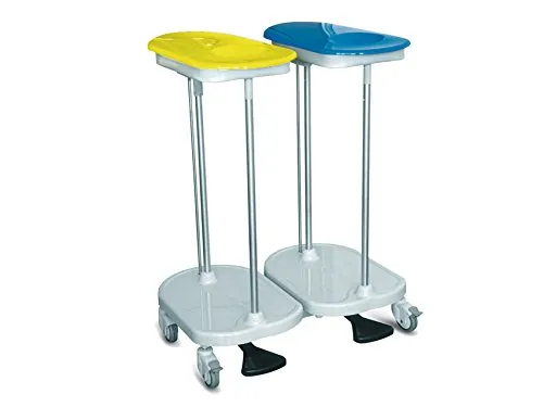 gima-45905-carrello-portasacco-a-pedale-2-sacchi-altezza-regolabile image 1