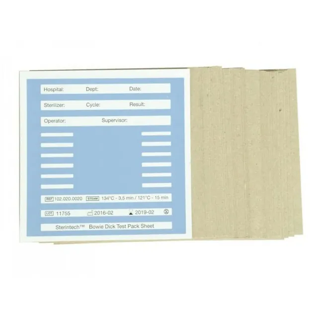 gima-35950-pacchetto-test-bowie-e-dick-confezione-da-20-conforme-en-285-e-iso-11 image 1