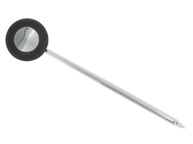gima-31256-martelletto-neurologico-babinsky-4-5-cm-ottone-cromato-argento-con-ag image 1