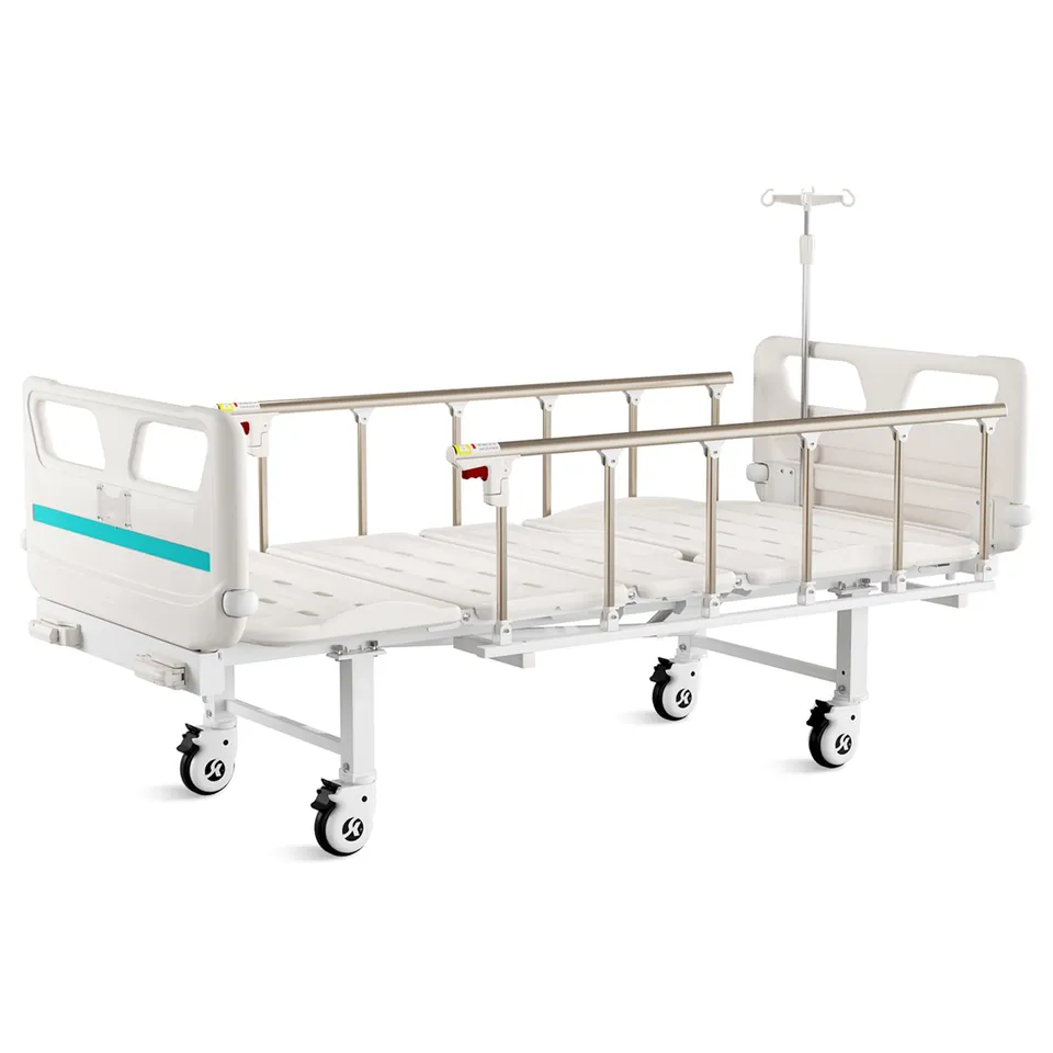 gima-44740-letto-ospedaliero-manuale-a-3-sezioni-con-altezza-variabile-2-manovel image 1