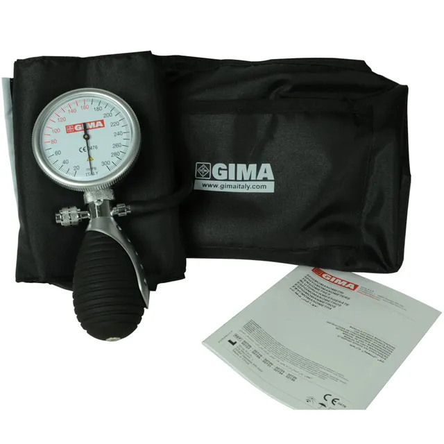 gima-boston-sfigmomanometro-aneroide-da-braccio-per-adulti-senza-lattice-quadran image 1