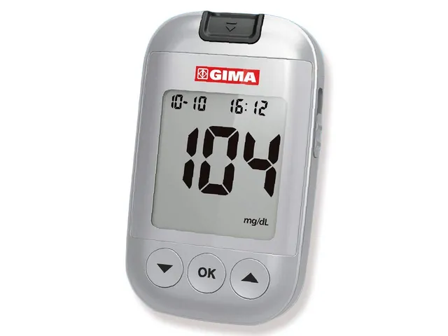 gima-24108-glucometro-mg-dl-per-controllo-e-monitoraggio-del-glucosio-nel-sangue image 1