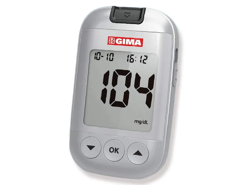 gima-24108-glucometro-mg-dl-per-controllo-e-monitoraggio-del-glucosio-nel-sangue image 1