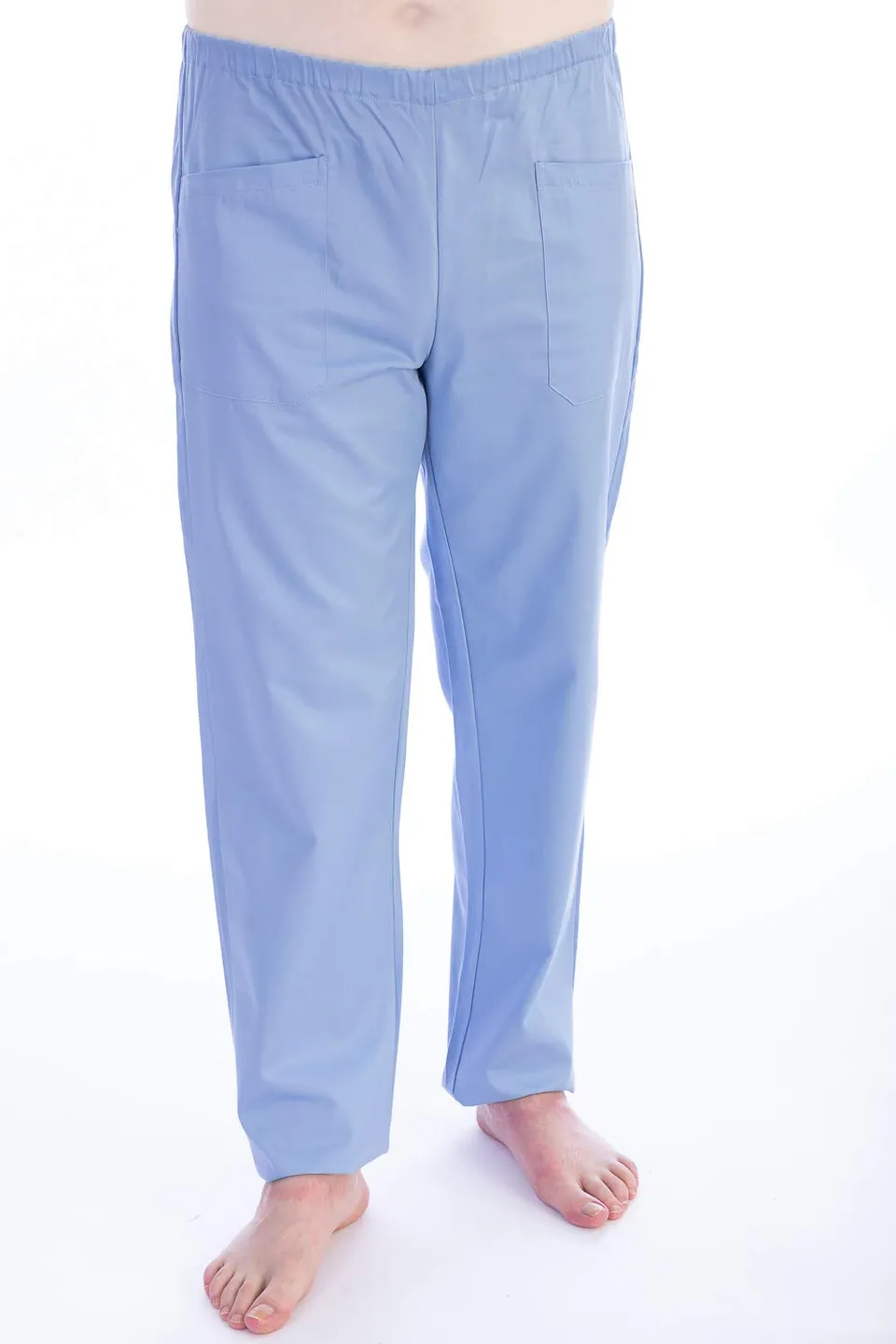 gima-21514-pantalone-da-divisa-ospedaliera-unisex-azzurro-cotone-poliestere-tagl image 1