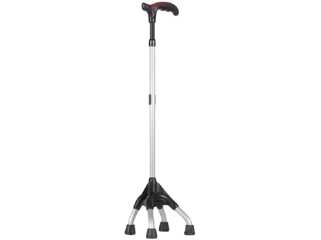 gima-bastone-da-passeggio-quadripode-a-4-piedi-lega-leggera-regolabile-74-87-cm- image 1