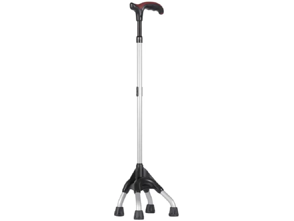 gima-bastone-da-passeggio-quadripode-a-4-piedi-lega-leggera-regolabile-74-87-cm- image 1