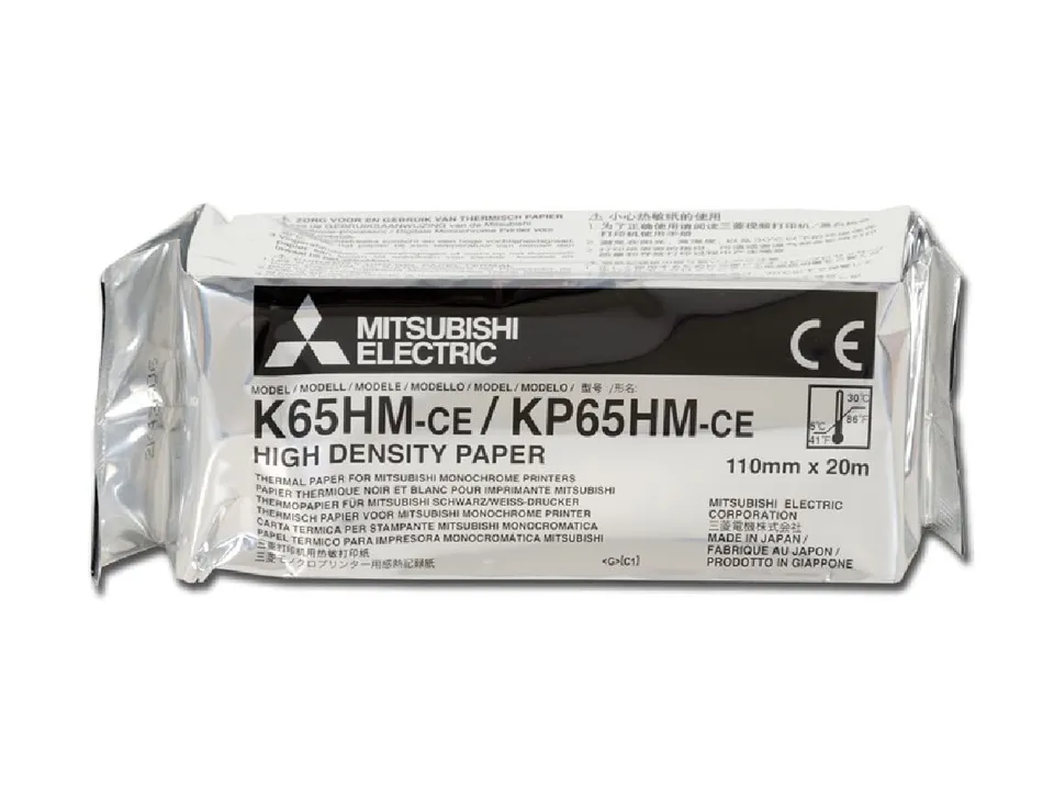mitsubishi-k65hm-ce-carta-termica-per-ecografo-originale-alta-densit-bianco-nero image 1