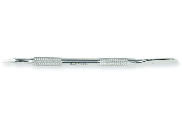gima-39746-scalpellino-per-unghie-a-doppia-punta-in-acciaio-inossidabile-14-5-cm image 1