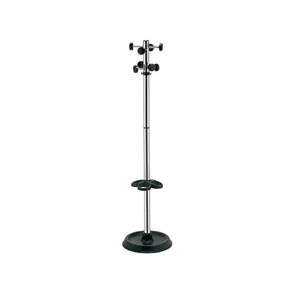 gima-27989-attaccapanni-in-acciaio-cromato-robusto-per-ambulatorio-e-camerate image 1