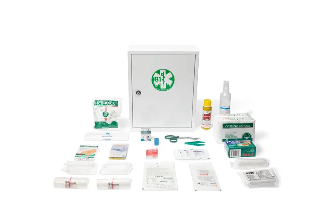 gima-34197-kit-pronto-soccorso-all-2-magg-in-valigetta-metallo-per-uffici-6-10-o image 1