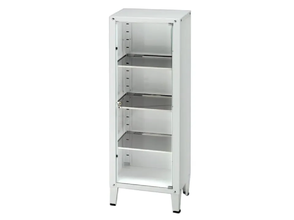 gima-27898-vetrina-value-ad-un-anta-in-vetro-temperato-armadio-medico-compatto-5 image 1