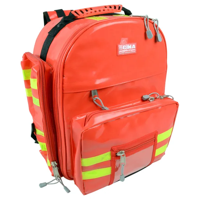 gima-34165-zaino-emergenza-12-rivestito-in-pvc-kit-pronto-soccorso-completo image 1