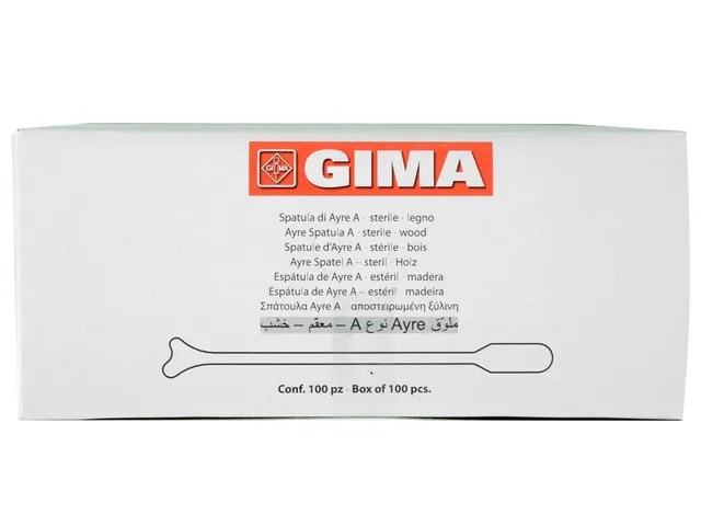 gima-29745-spatola-di-ayre-in-legno-tipo-a-sterile-100-pezzi-monouso image 1