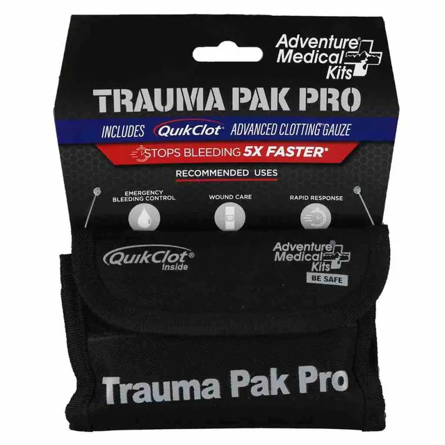 adventure-medical-kits-trauma-pak-pro-con-quikclot-e-laccio-emostatico-kit-traum image 1