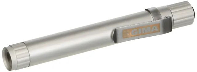 gima-25624-lucciola-professionale-a-led-per-diagnostica-corpo-in-metallo-argento image 1