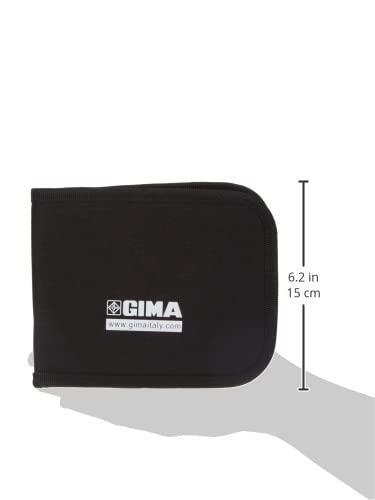 gima-25745-mini-portafiale-in-cordura-con-chiusura-zip-nero-18-x-14-x-2-cm image 7