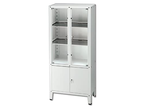 gima-27900-vetrina-value-a-4-ante-incernierate-in-vetro-temperato-armadio-medico image 2