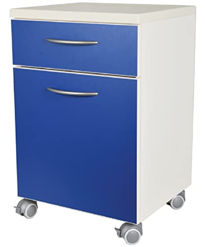 gima-comodino-con-cassetto-blu-bordi-abs-goffrati-maniglia-in-acciaio-satinato-e image 2