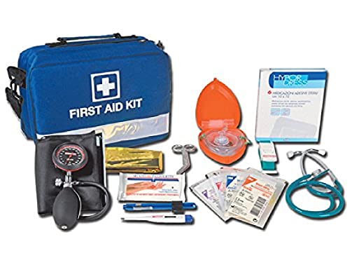 gima-borsa-pronto-soccorso-completa-31x22x11-cm-blu-con-sfigmomanometro-stetosco image 3