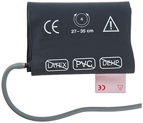 gima-32691-sfigmomanometro-aneroide-kobold-nero-con-bracciale-grigio-manometro-d image 5