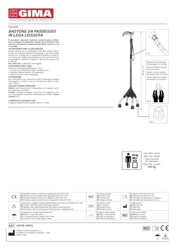 gima-bastone-da-passeggio-quadripode-a-4-piedi-lega-leggera-regolabile-74-87-cm- image 7