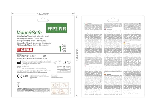 gima-value-safe-ffp2-small-fantasia-dinosauri-mascherina-filtrante-5-strati-ergo image 6