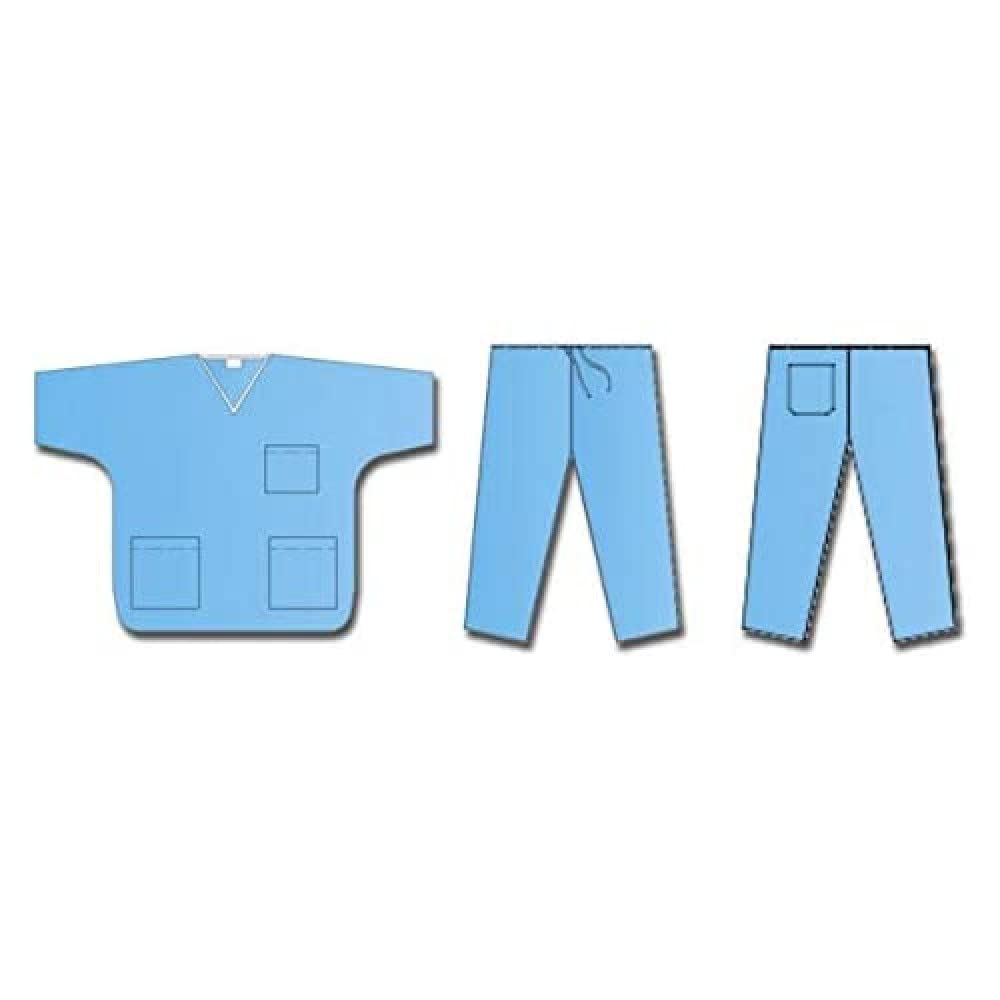 gima-26077-uniforme-tnt-sms-casacca-e-pantaloni-blu-coprente-taglia-m-monouso-50 image 1