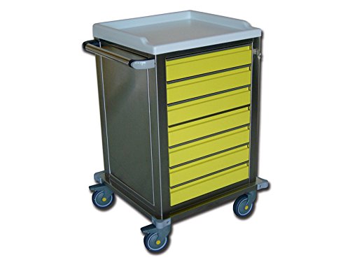 gima-45620-carrello-modulare-in-acciaio-inossidabile-con-7-cassetti-piccoli-e-ch image 5