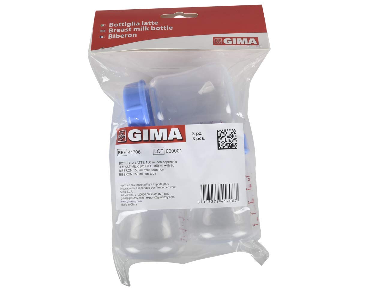 gima-set-3-bottiglie-latte-materno-150-ml-con-coperchio-ricambio-per-tiralatte-e image 3