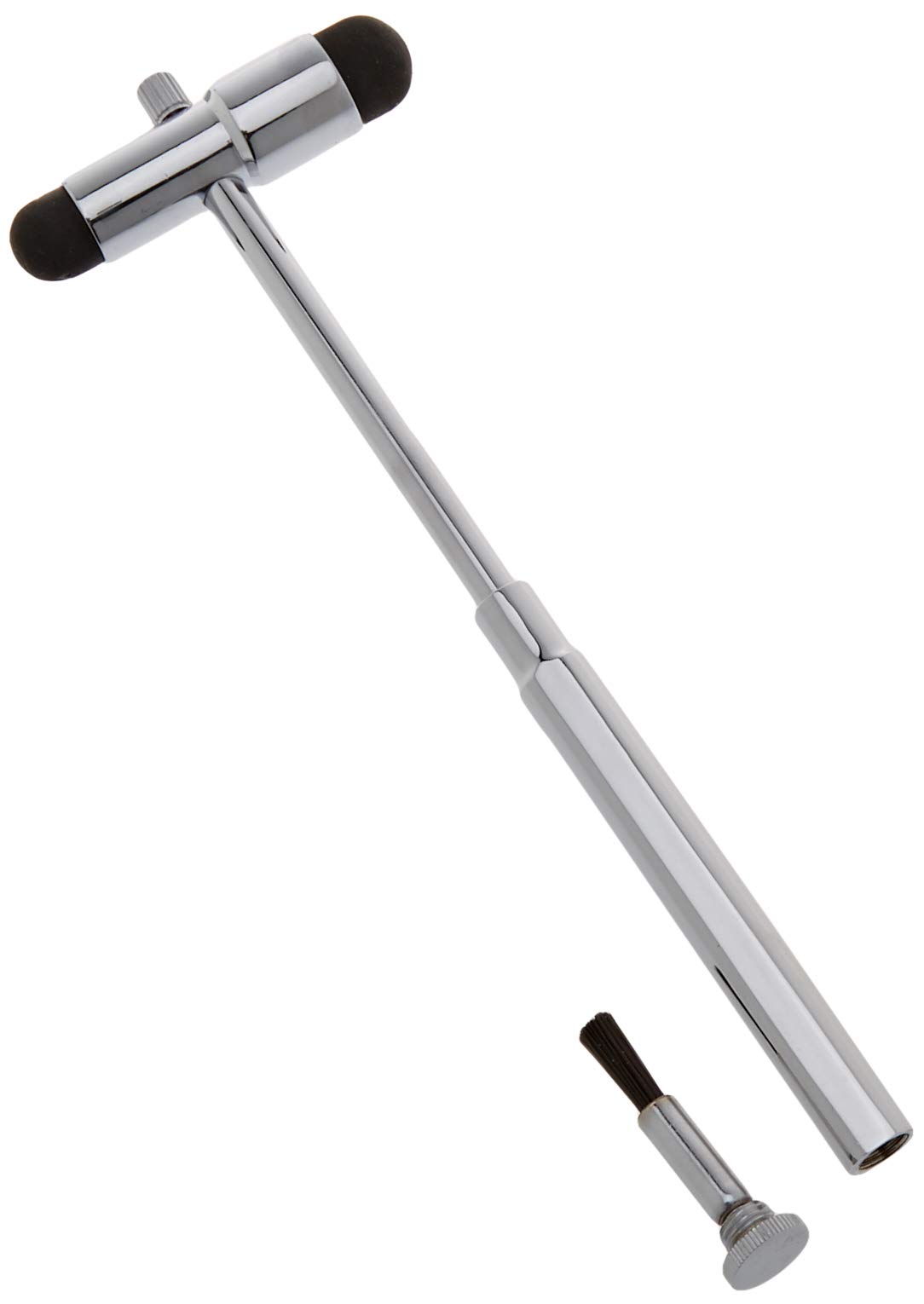 gima-31251-martelletto-neurologico-buck-classico-in-ottone-cromato-18-cm-con-ago image 2