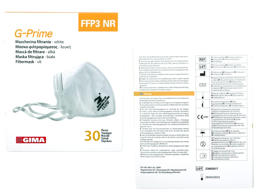gima-g-prime-mascherine-filtranti-ffp3-nr-pieghevoli-forma-c-senza-valvola-30-pz-2 image 6