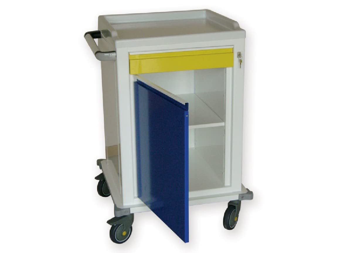 gima-45620-carrello-modulare-in-acciaio-inossidabile-con-7-cassetti-piccoli-e-ch image 2