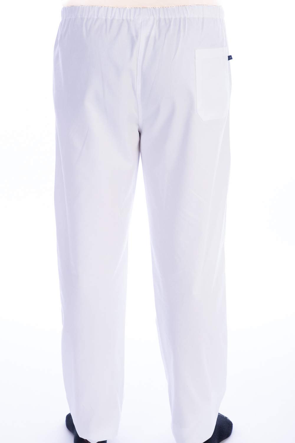 gima-pantalone-da-divisa-ospedaliera-unisex-bianco-in-cotone-e-poliestere-elasti image 4