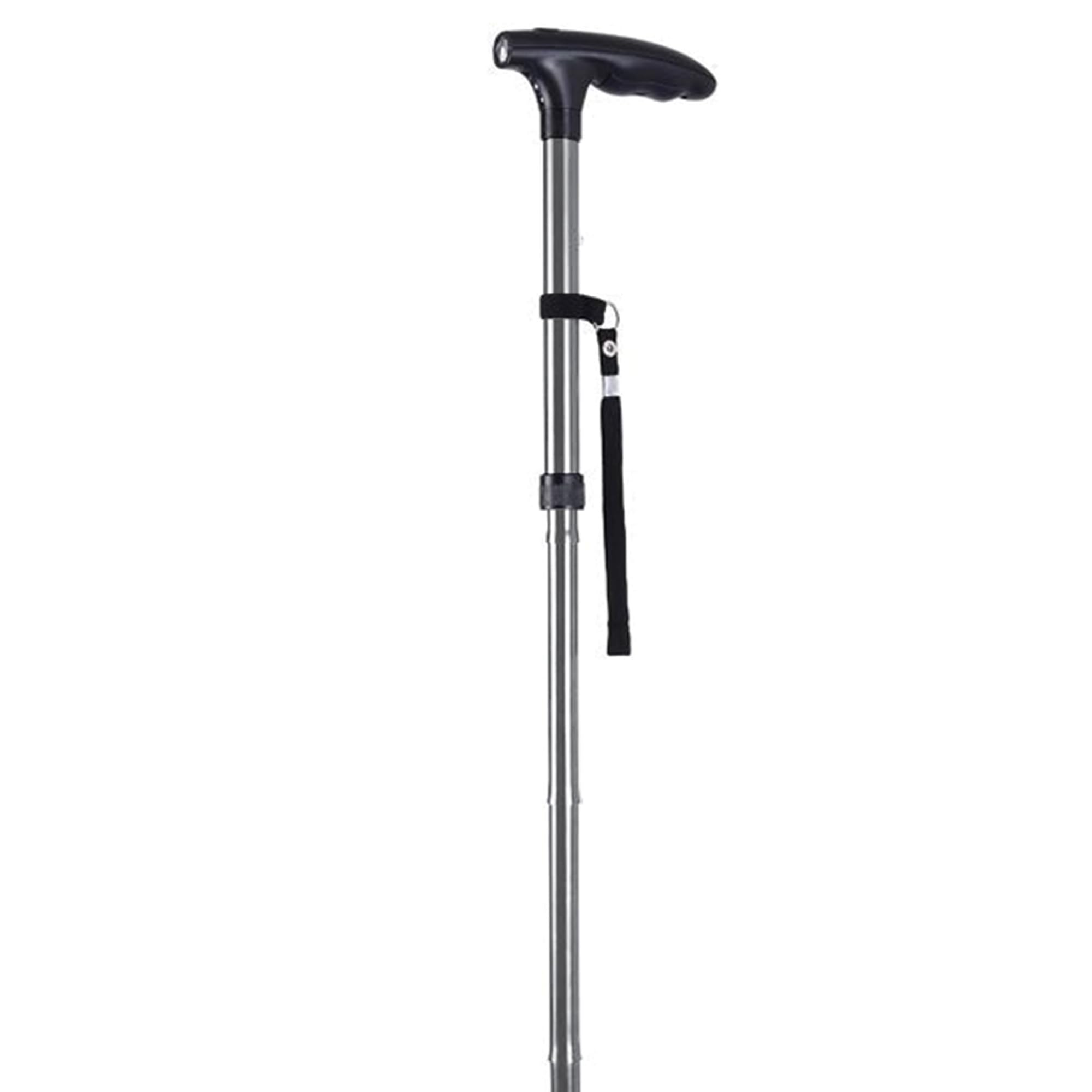 gima-43044-bastone-pieghevole-con-ventosa-rotante-360-e-luce-led-a-3-punti-argen image 2