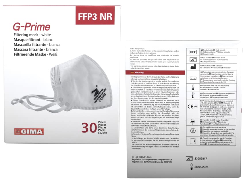 gima-g-prime-mascherine-filtranti-ffp3-nr-pieghevoli-forma-c-senza-valvola-30-pz image 6