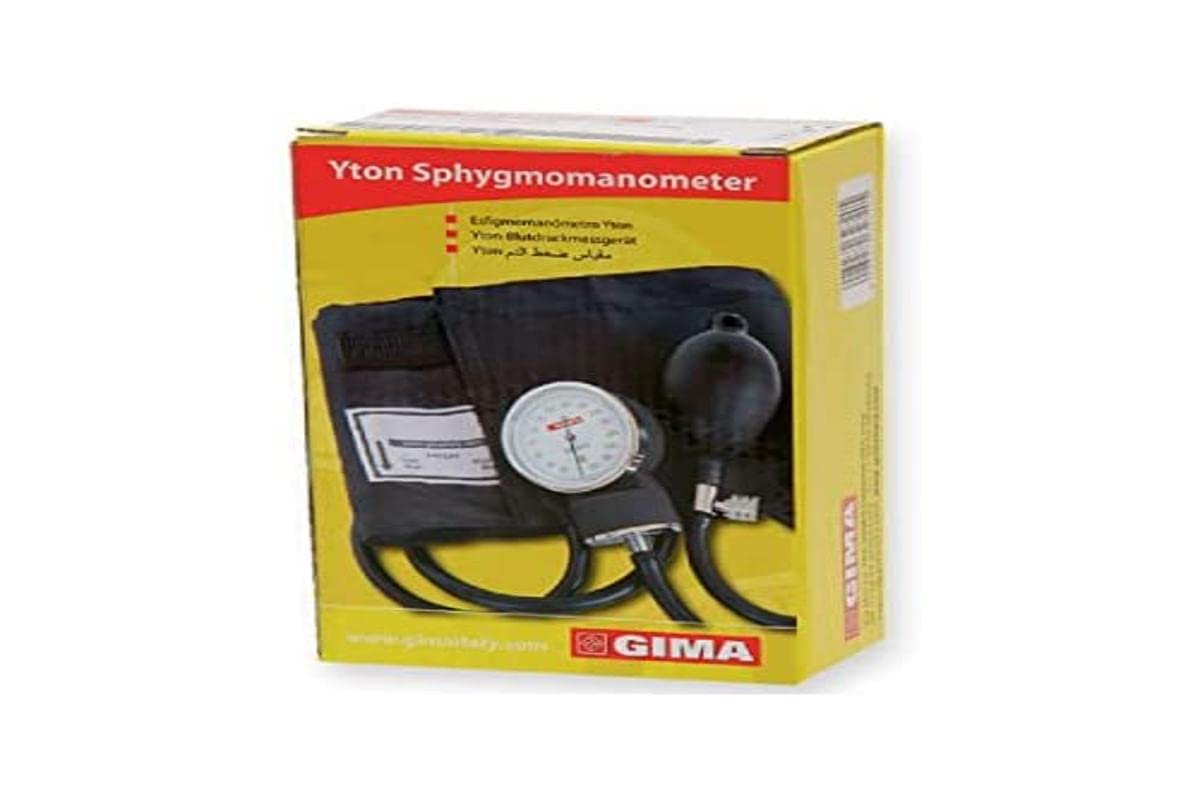 gima-yton-classico-sfigmomanometro-aneroide-bracciale-nylon-con-velcro-latex-fre image 8