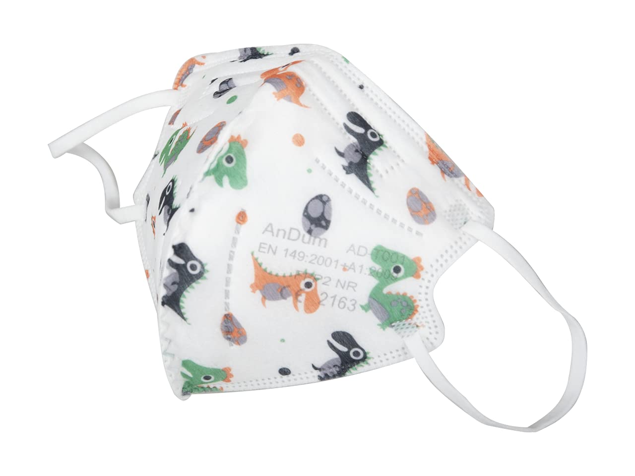 gima-value-safe-ffp2-small-fantasia-dinosauri-mascherina-filtrante-5-strati-ergo image 1