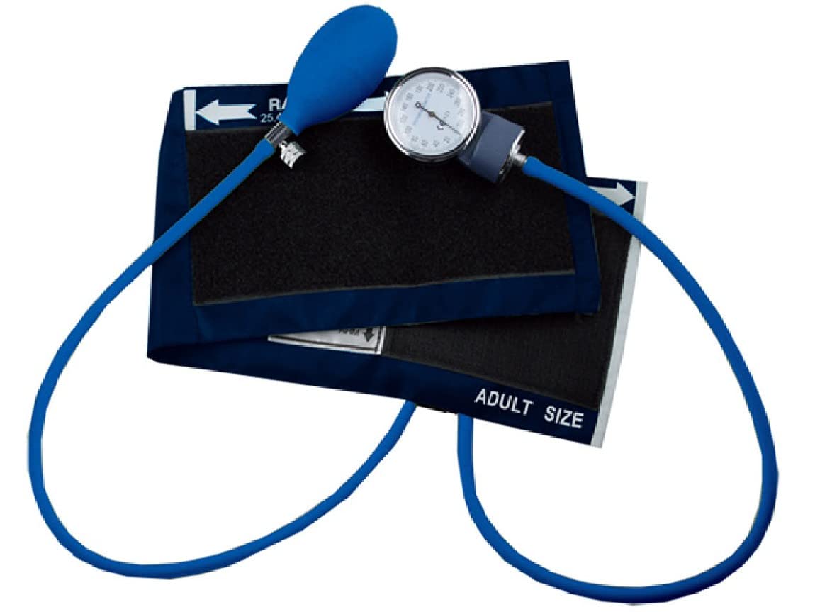 gima-yton-classico-sfigmomanometro-aneroide-bracciale-nylon-con-velcro-blu-pera- image 2