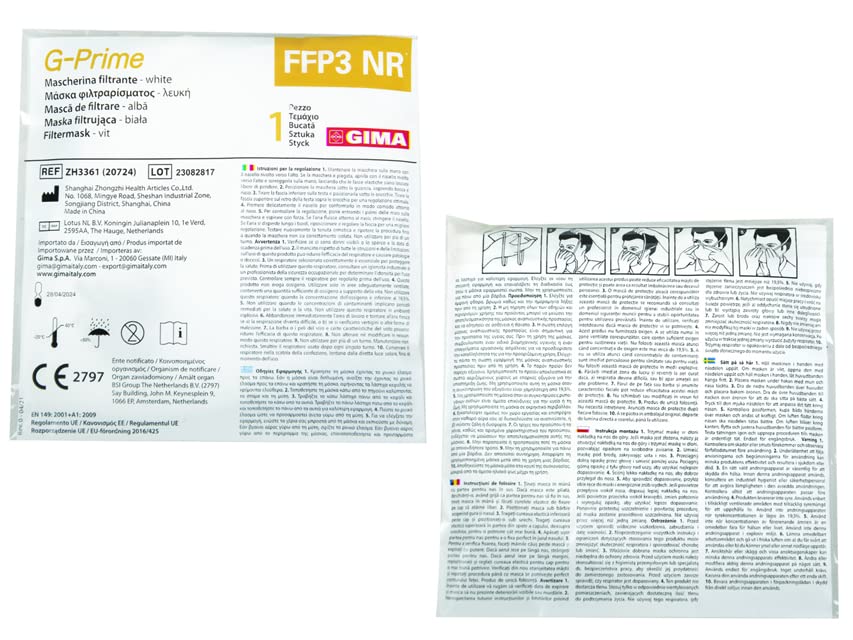 gima-g-prime-mascherine-filtranti-ffp3-nr-pieghevoli-forma-c-senza-valvola-30-pz-2 image 5