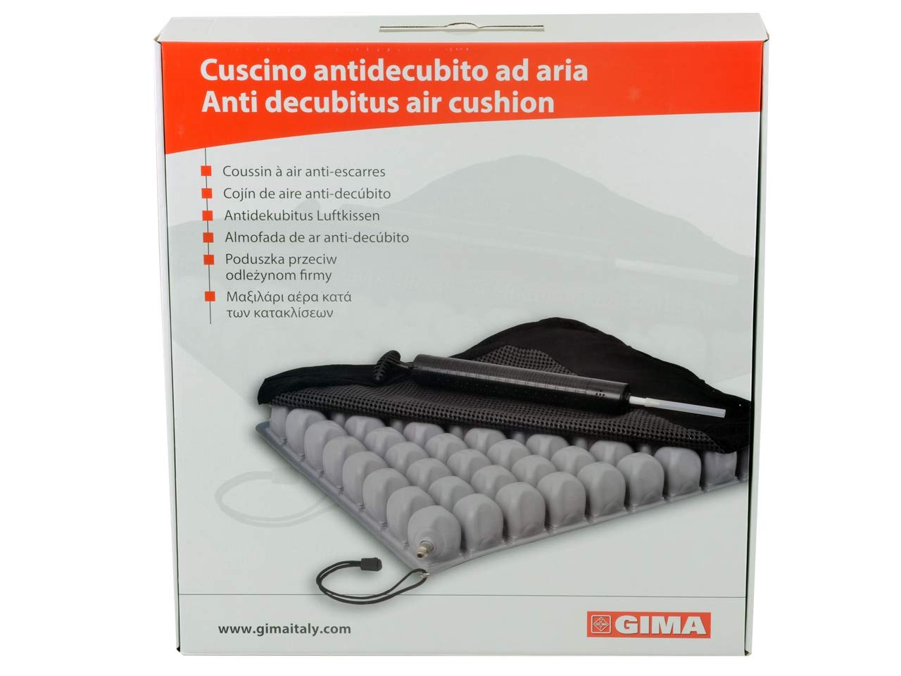 gima-28546-cuscino-ad-aria-antidecubito-45-x-45-x-6-cm-con-fodera-pompa-e-kit-di image 2
