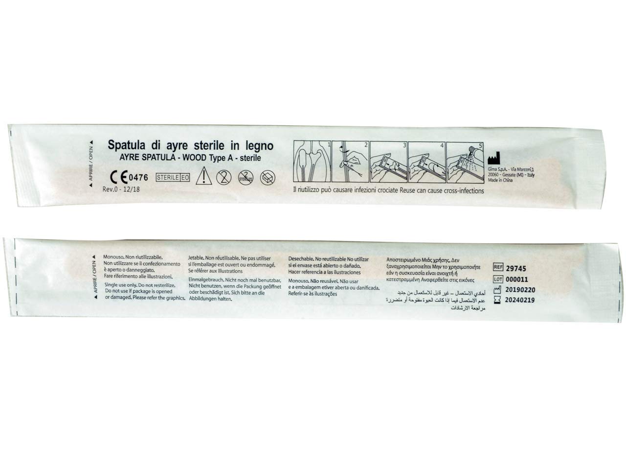 gima-29745-spatola-di-ayre-in-legno-tipo-a-sterile-100-pezzi-monouso image 3