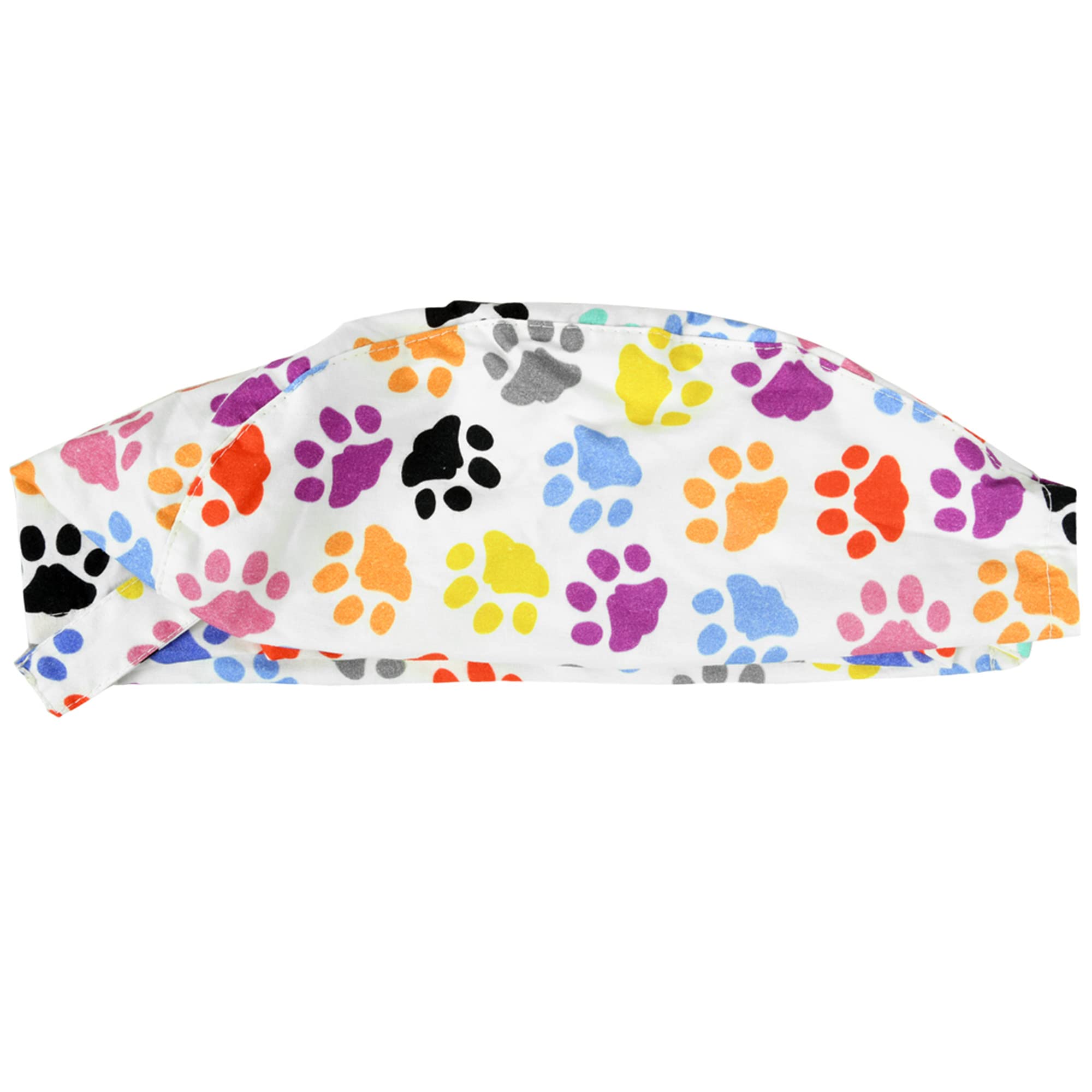 gima-cappellino-fantasia-impronte-cuffia-chirurgica-in-cotone-popeline-taglia-m image 2