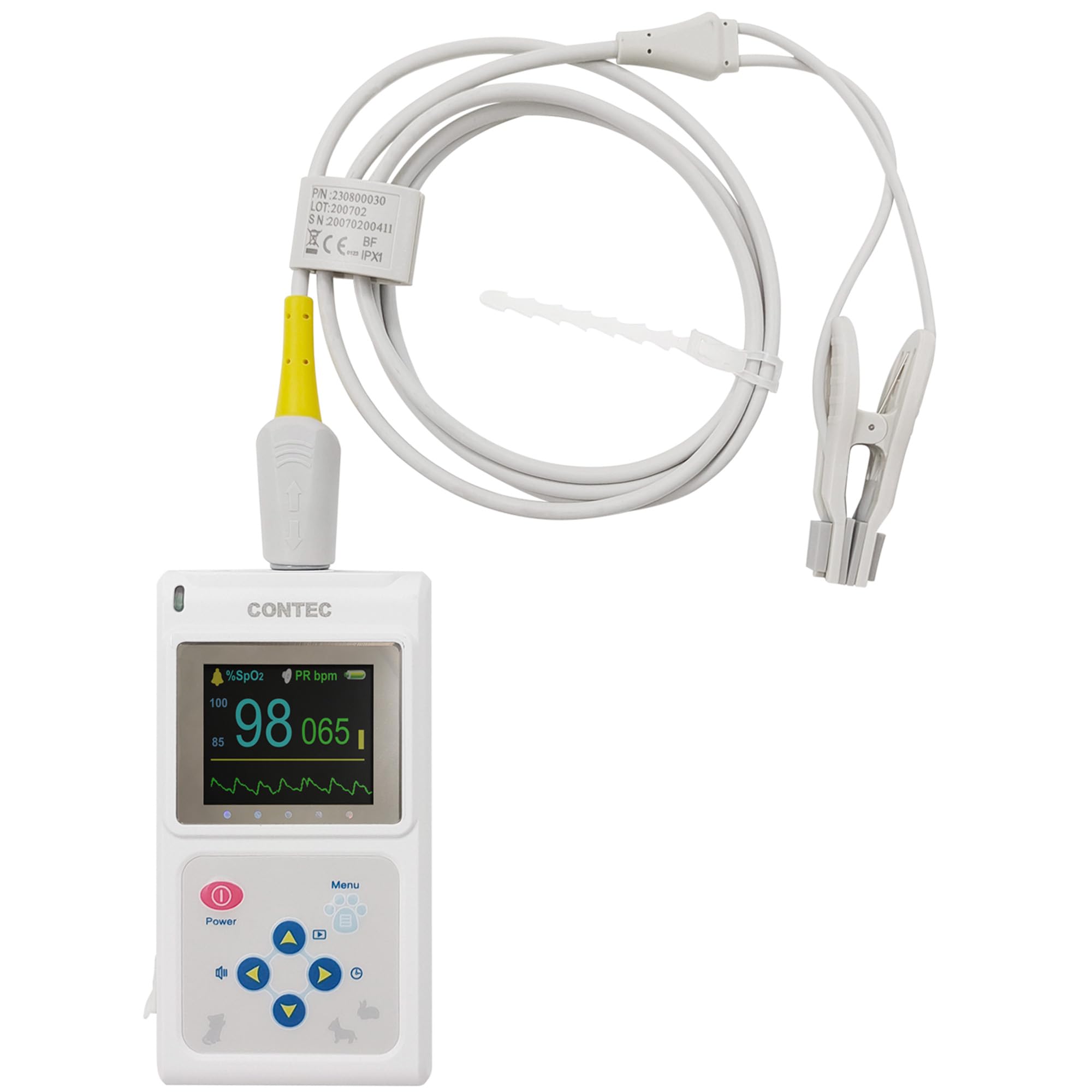 gima-oxy-50-pulsossimetro-veterinario-portatile-con-software-e-sensore-per-cane- image 2