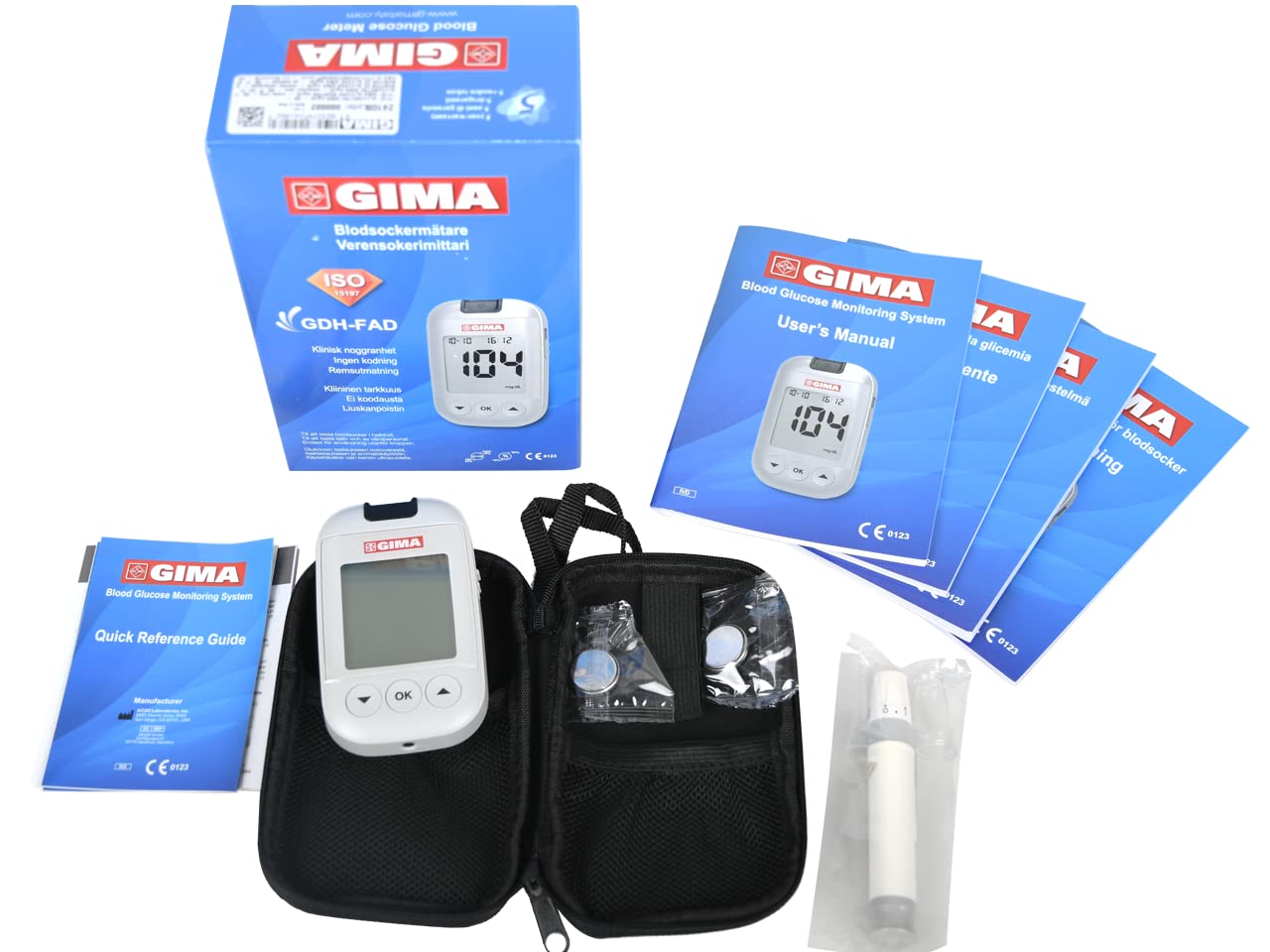 gima-24108-glucometro-mg-dl-per-controllo-e-monitoraggio-del-glucosio-nel-sangue image 5