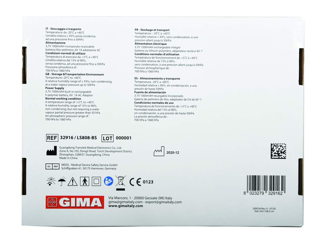 gima-p10-misuratore-di-pressione-da-braccio-bluetooth-tubeless-super-sottile-con image 5