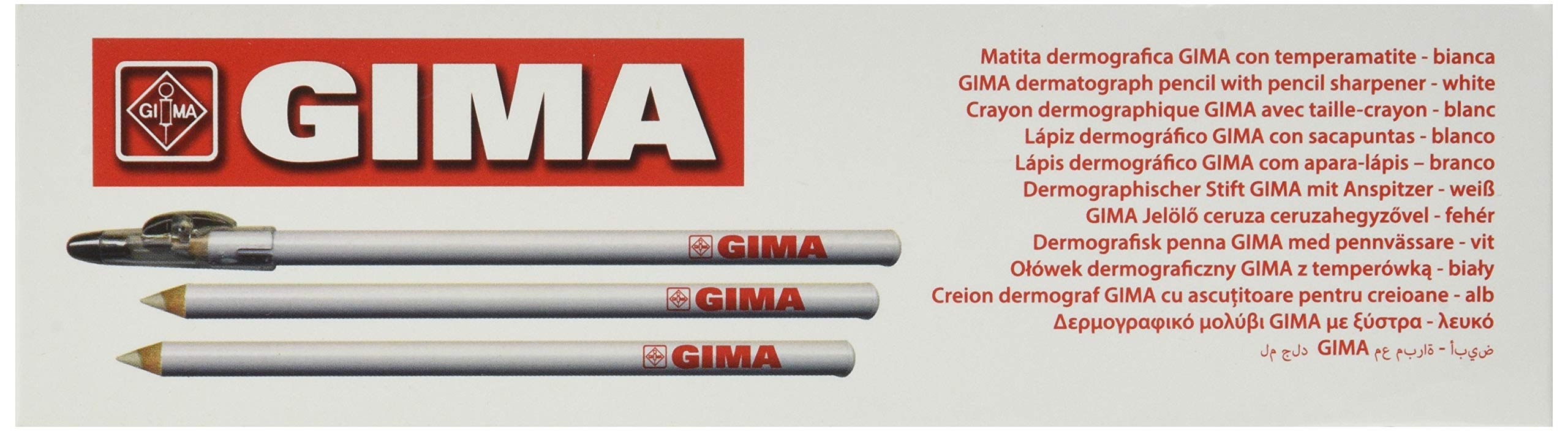 gima-matite-dermografiche-bianche-per-marcatura-della-pelle-confezione-da-6-con- image 1